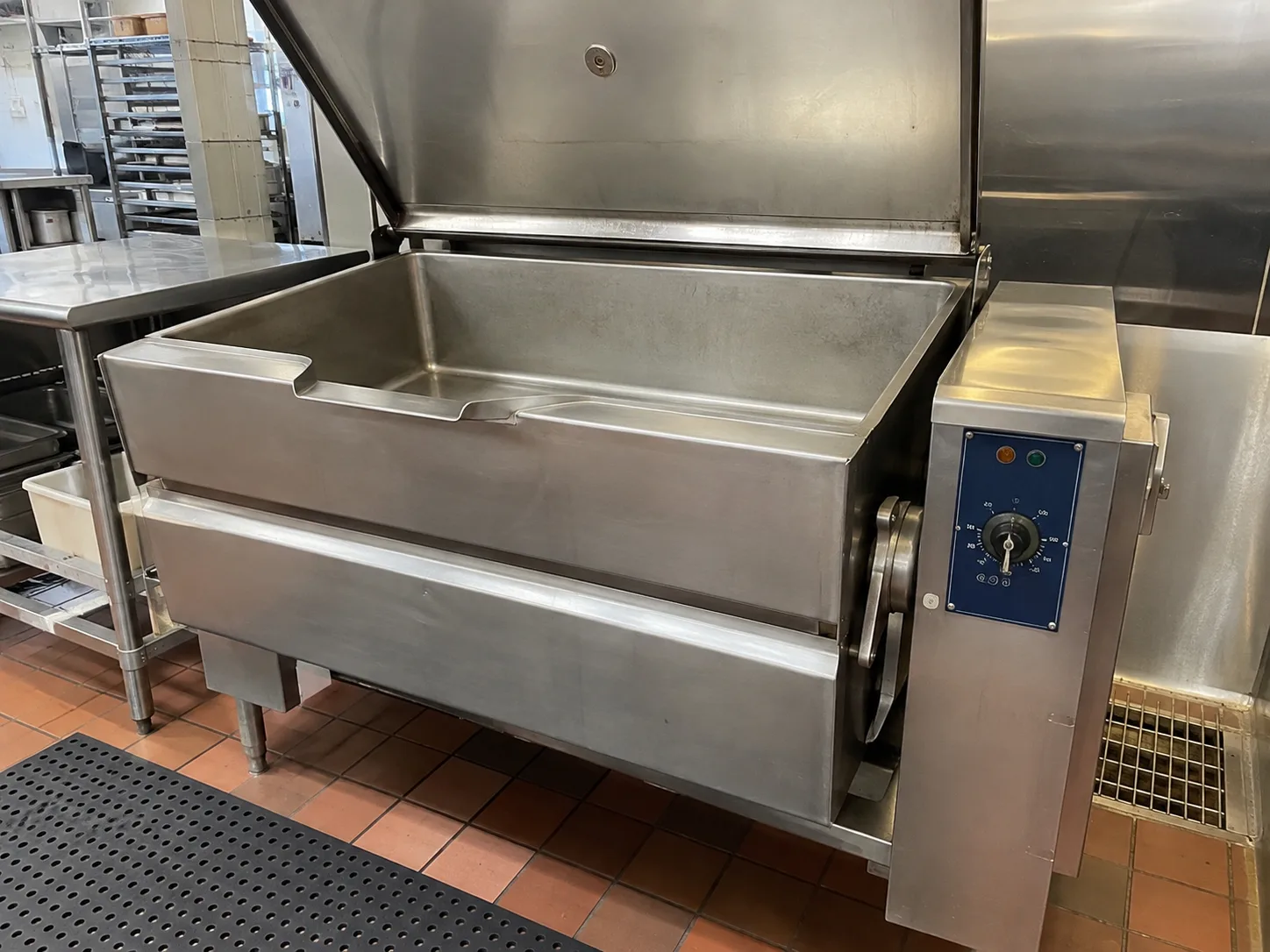 Electric tilt skillet after thermostat service near Brandon Florida