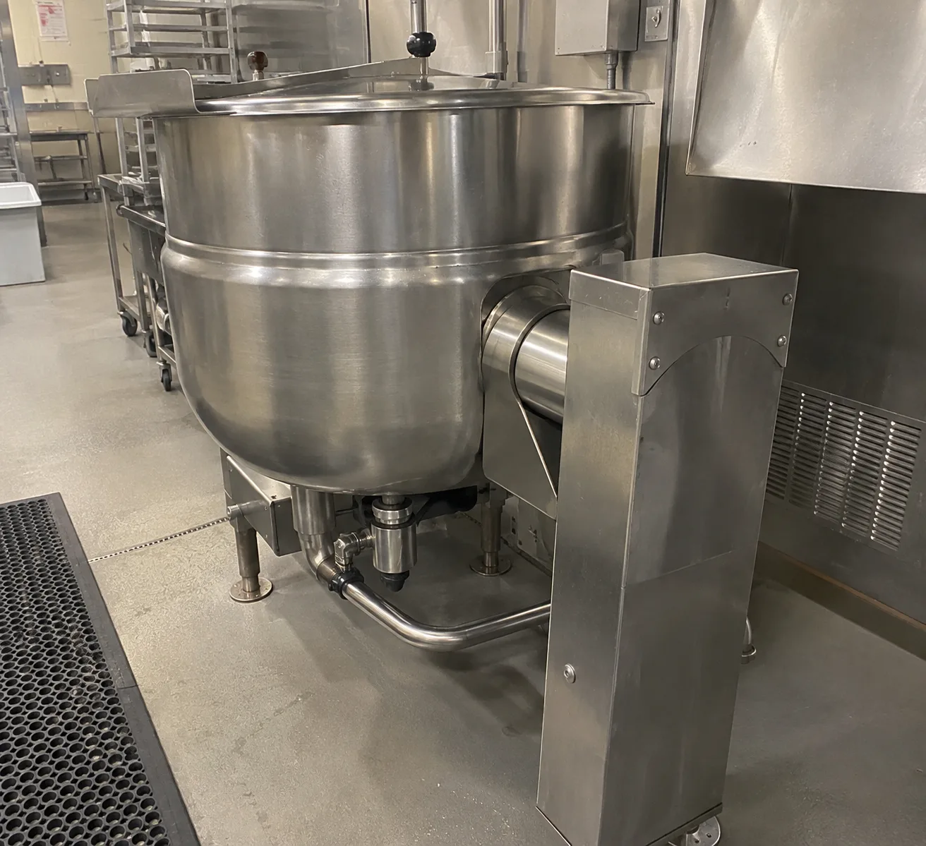 Crown gas commercial steam kettle ready after ignition repair in Clearwater