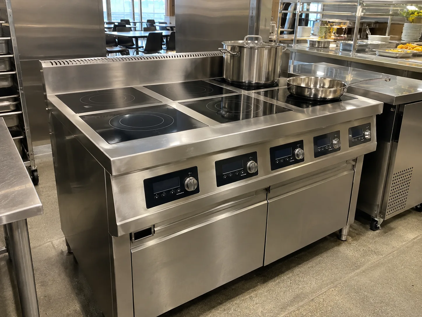AccuTemp commercial induction cooker after timer control repair in Tampa Bay