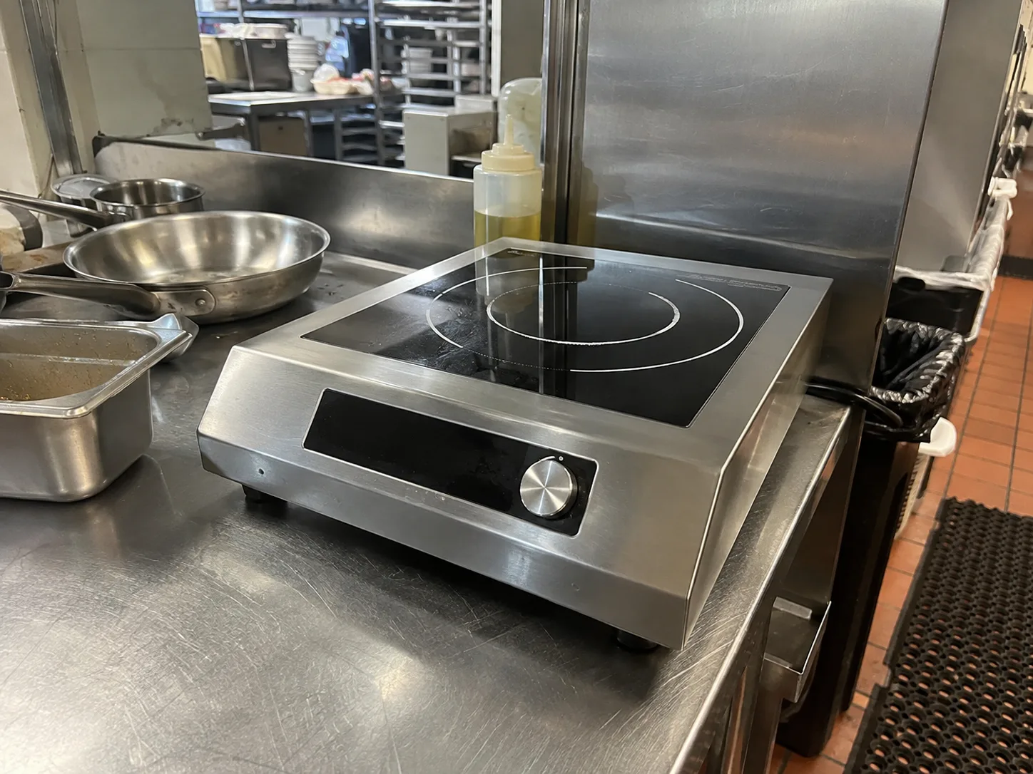 Market Forge commercial induction cooker after door steam leak repair near Tampa