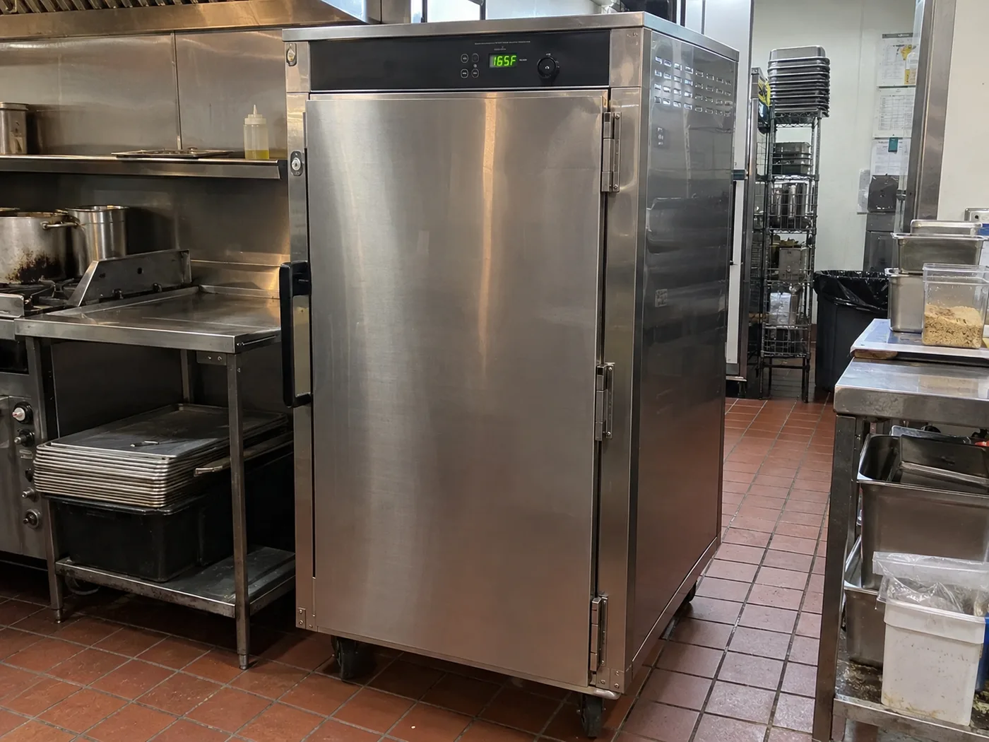 Commercial heated holding cabinet ready after Tampa repair