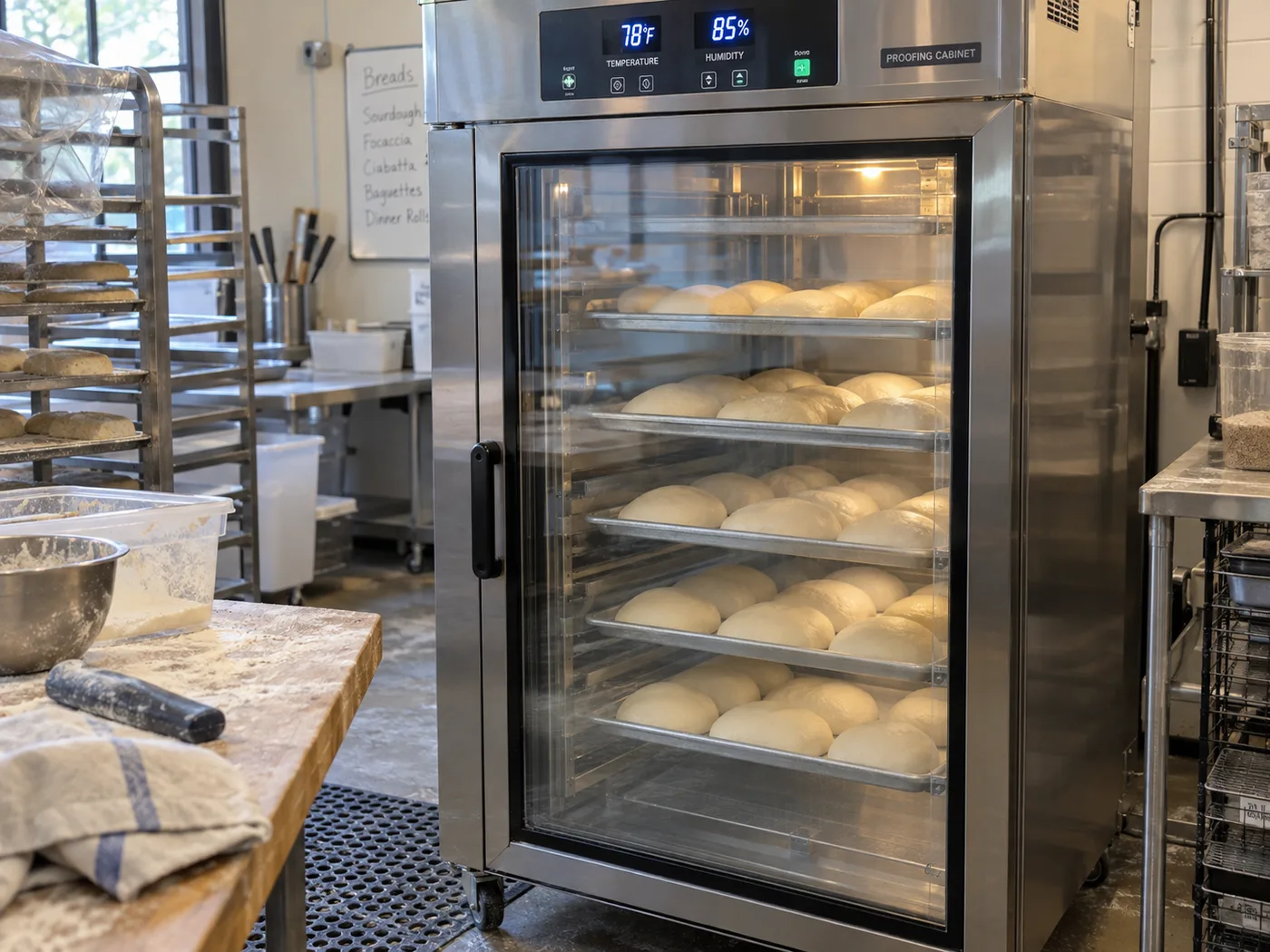 Commercial proofing cabinet after Tampa humidity service