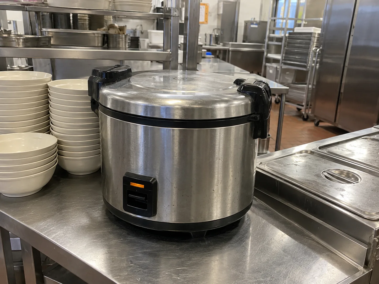Commercial rice cooker after warming mode repair in Temple Terrace