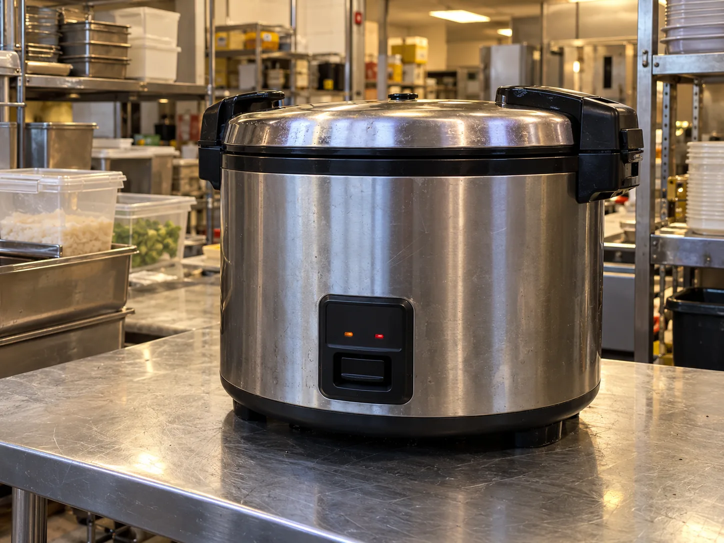 Commercial rice cooker after cycle sensor repair in Clearwater