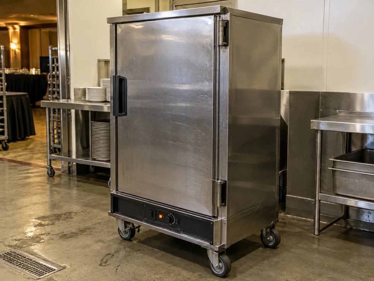 Banquet holding cabinet operating after Tampa repair