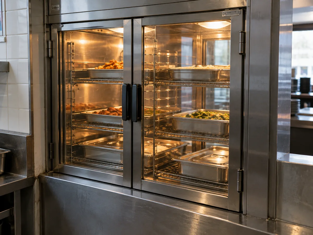 Pass-through holding cabinet after Tampa temperature repair