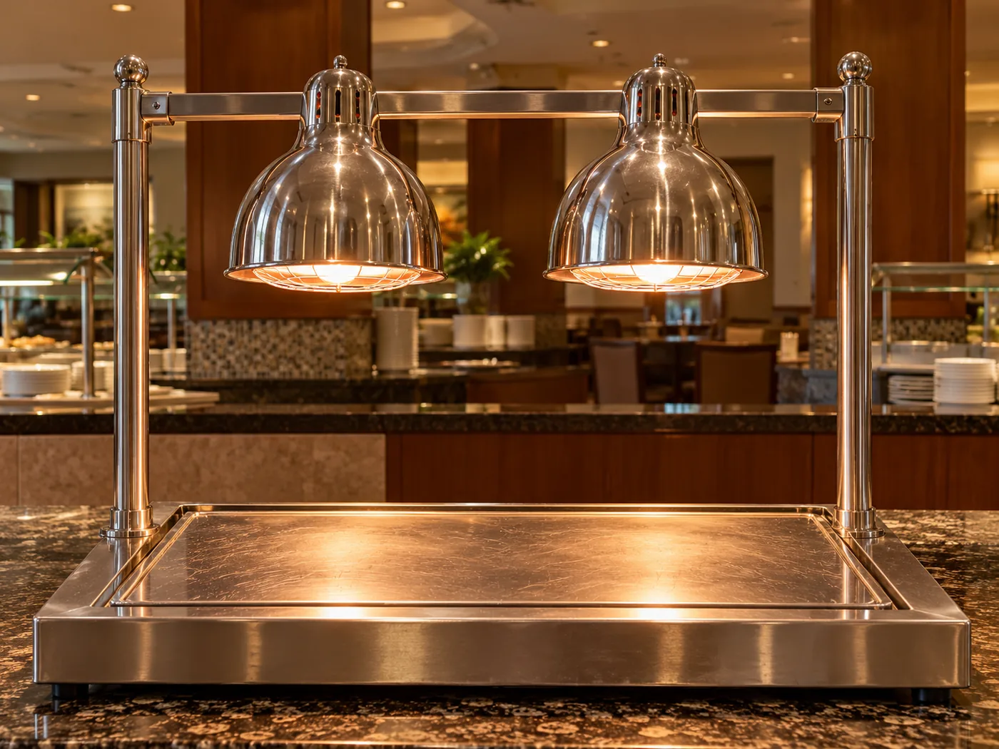 Hotel carving lamps after service