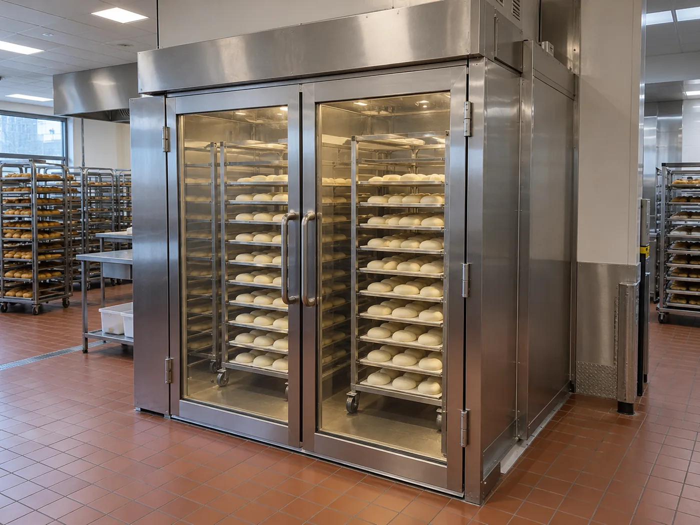 Pass-through proofer after airflow service
