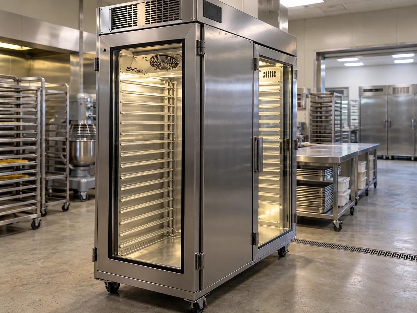 Pass-through commercial proofer after airflow repair