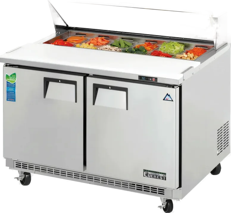 Everest Prep Table Repair commercial refrigerated prep table