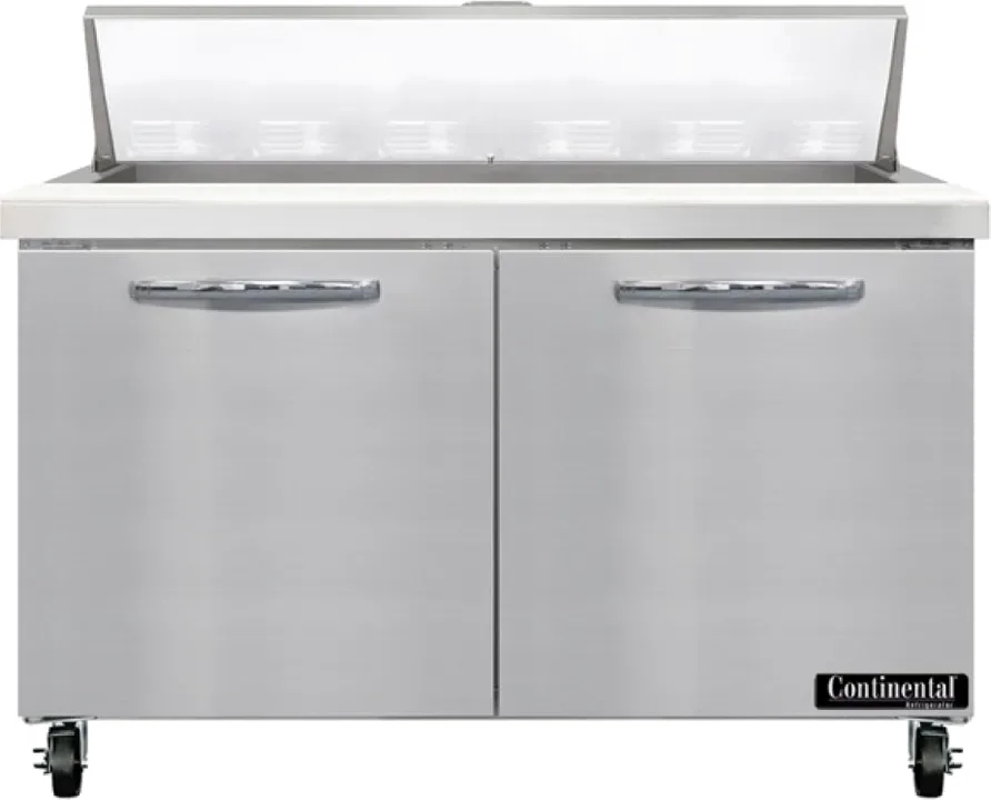 Continental Prep Table Repair commercial refrigerated prep table