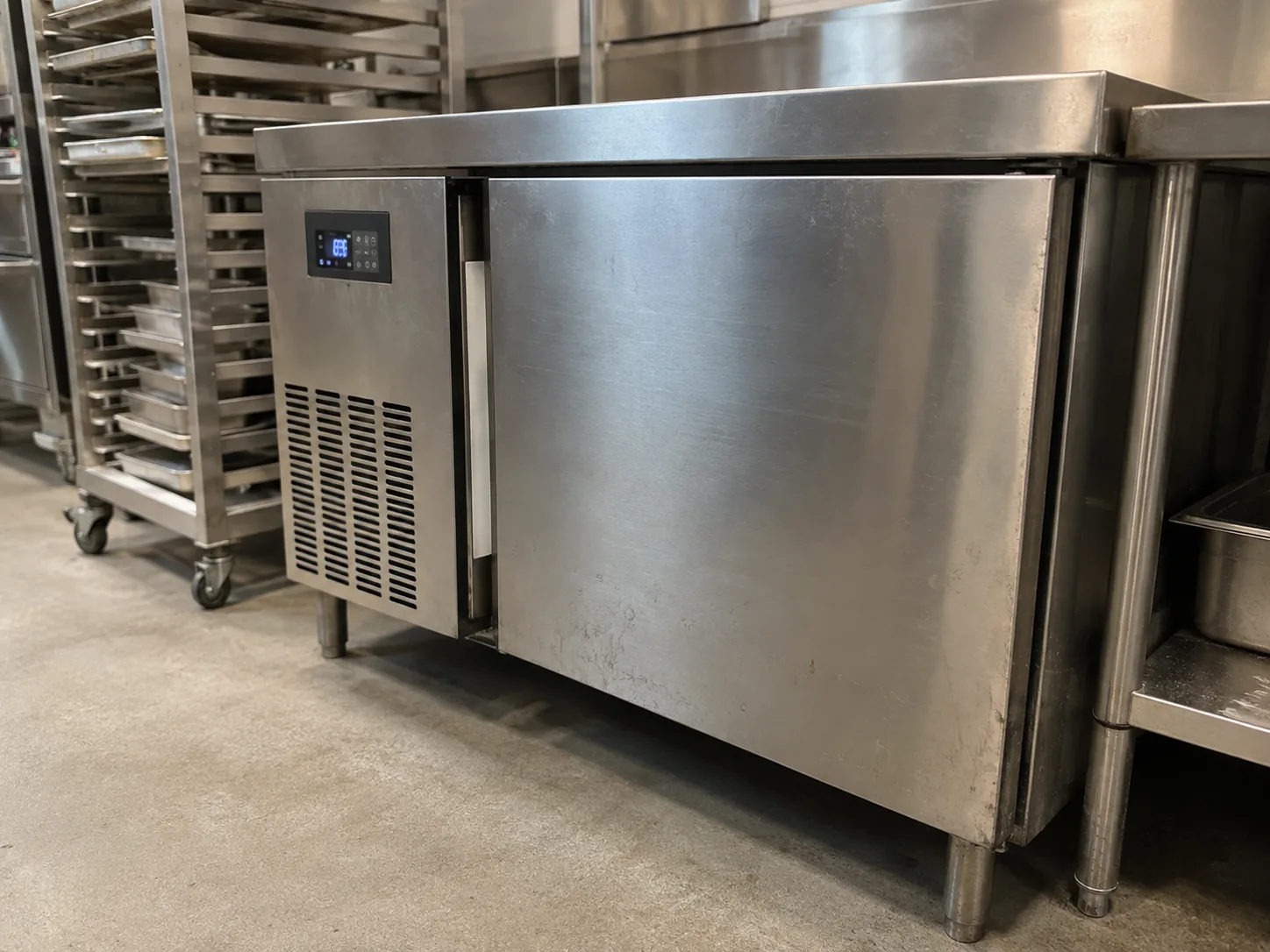 Undercounter blast chiller after probe service
