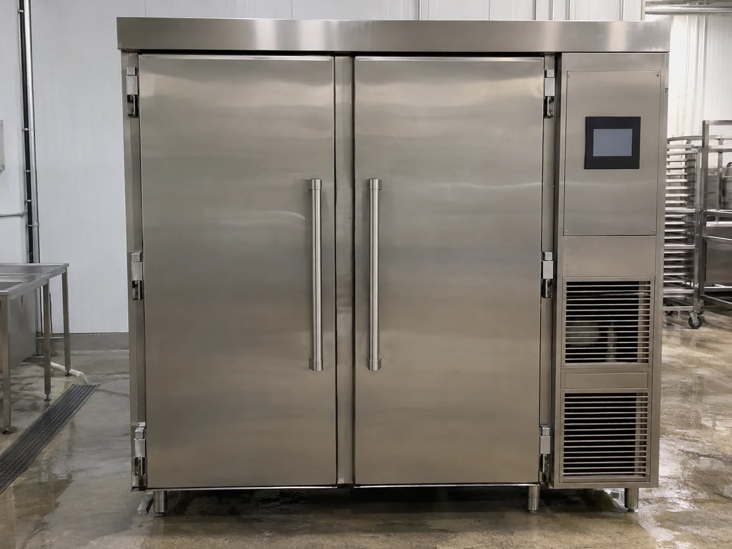 Rapid cooling cabinet after defrost repair
