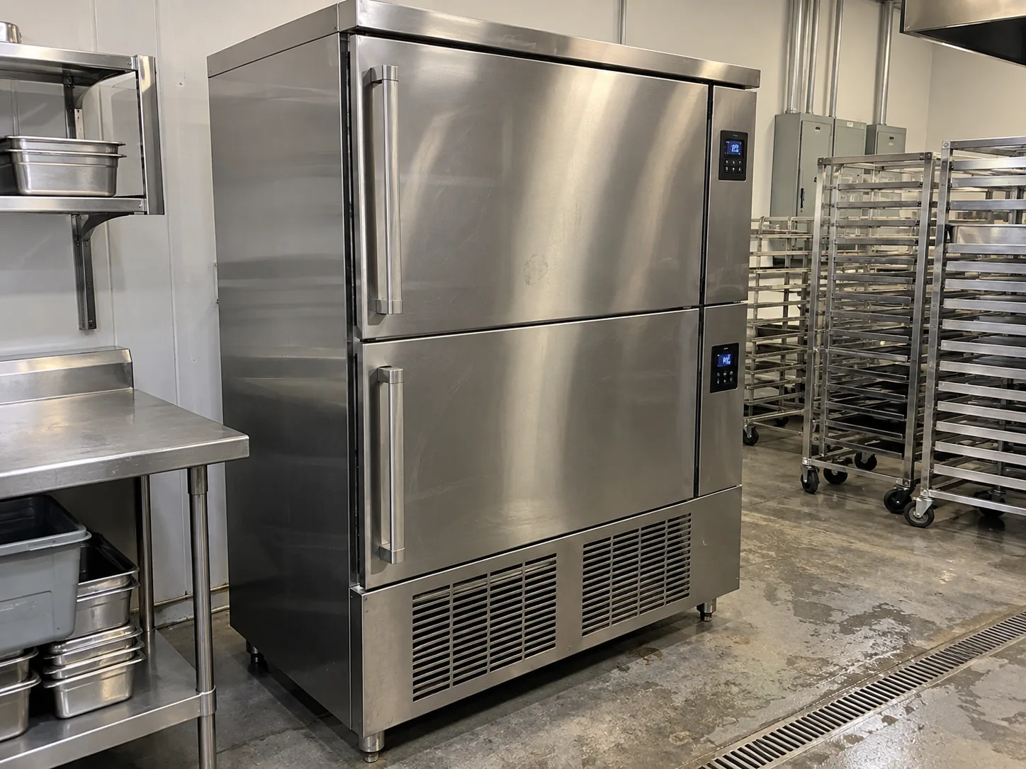 Rapid cooling cabinet after defrost repair