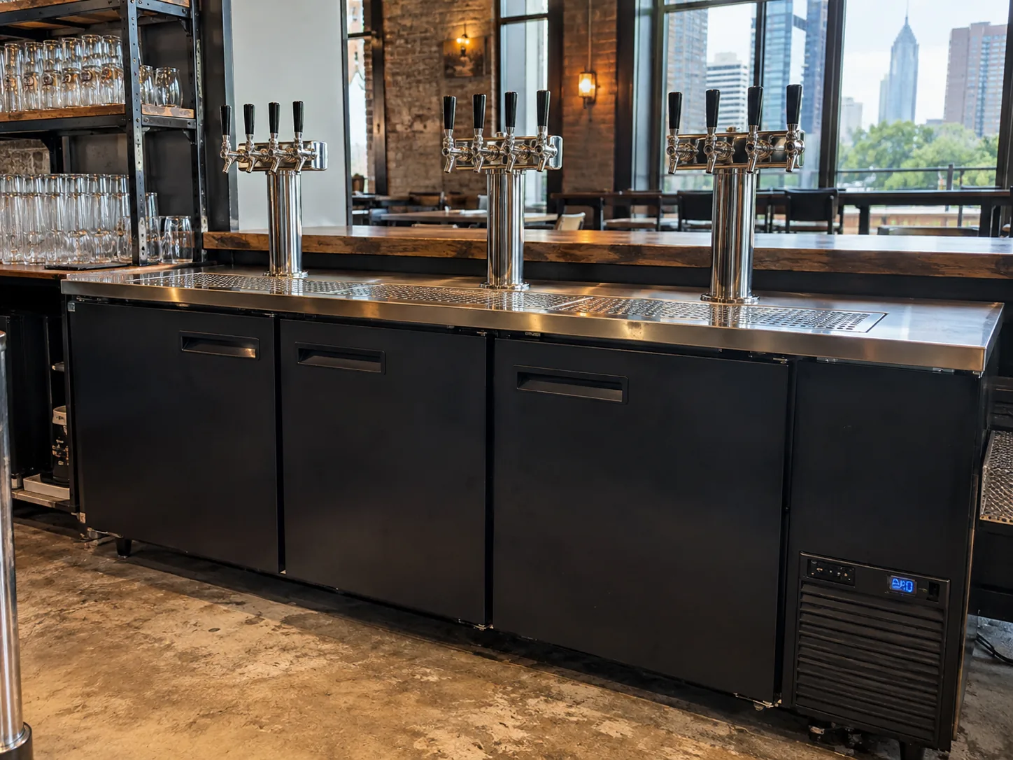 Single-door kegerator after startup repair
