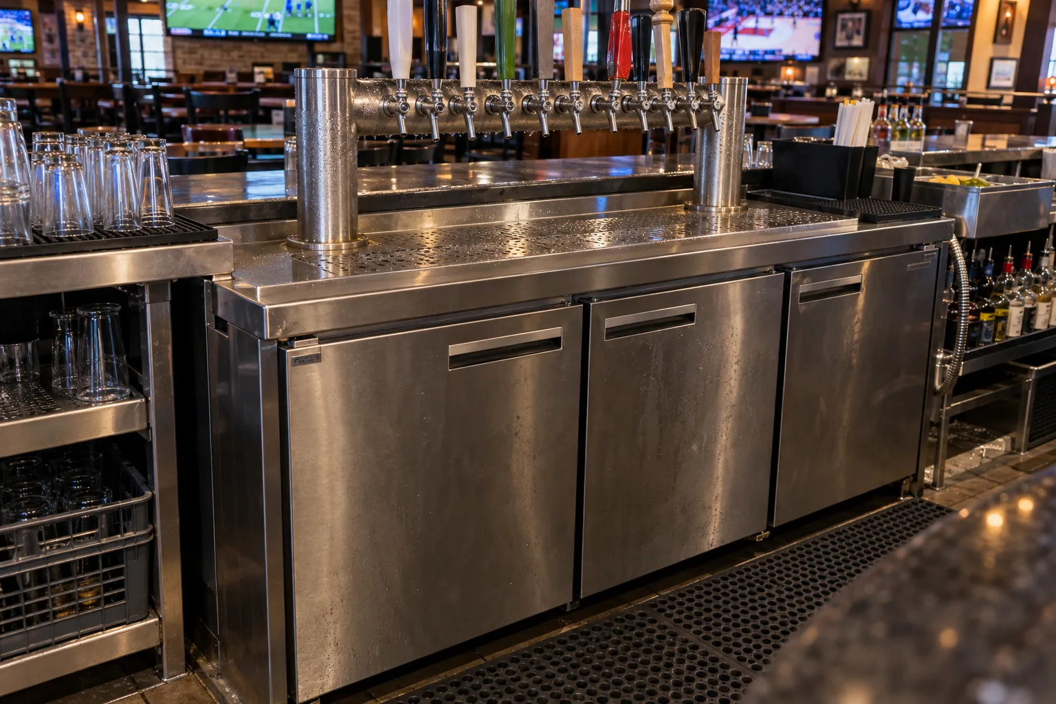Built-in kegerator after frost service