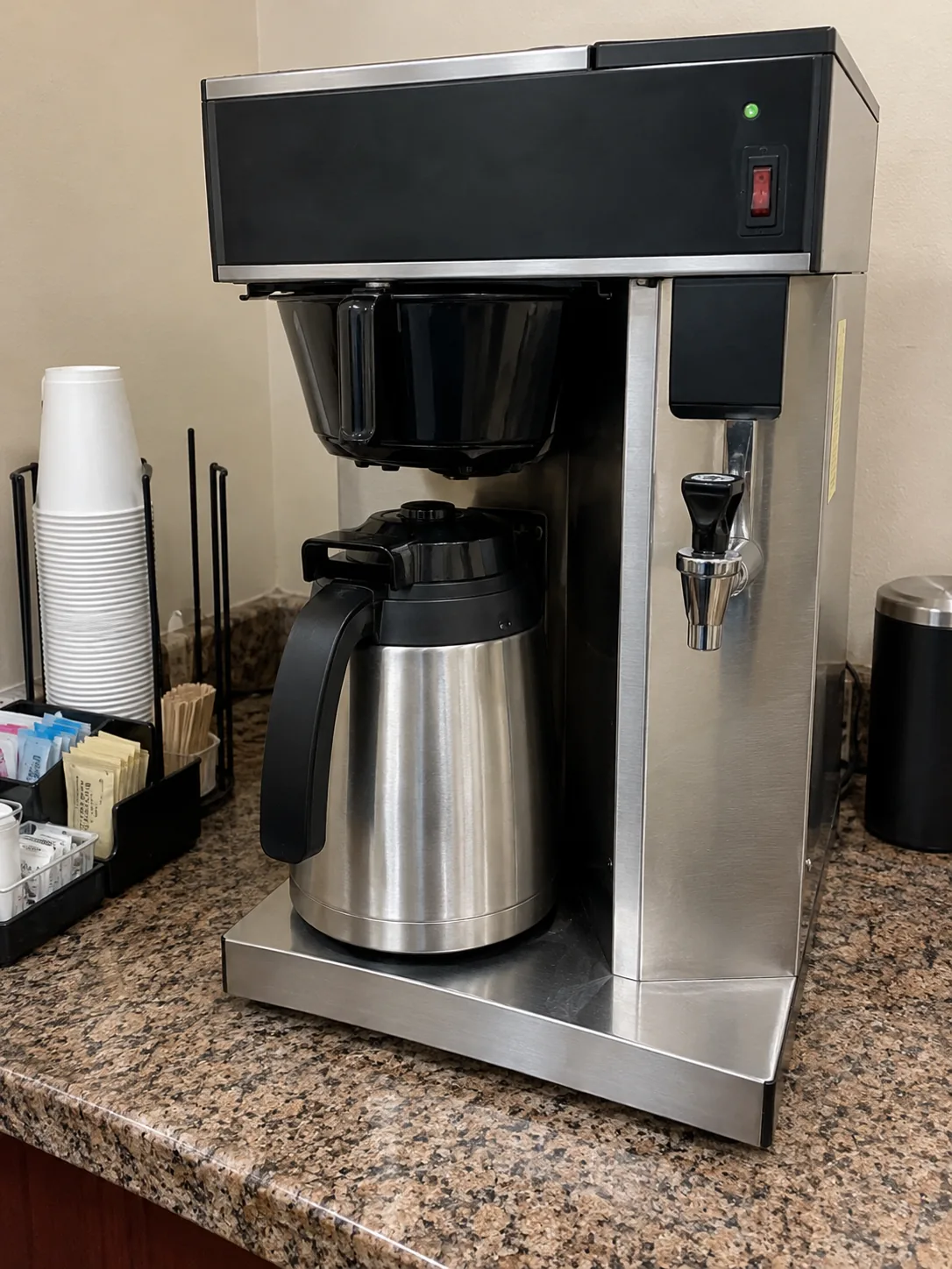 Restaurant airpot brewer after leak repair