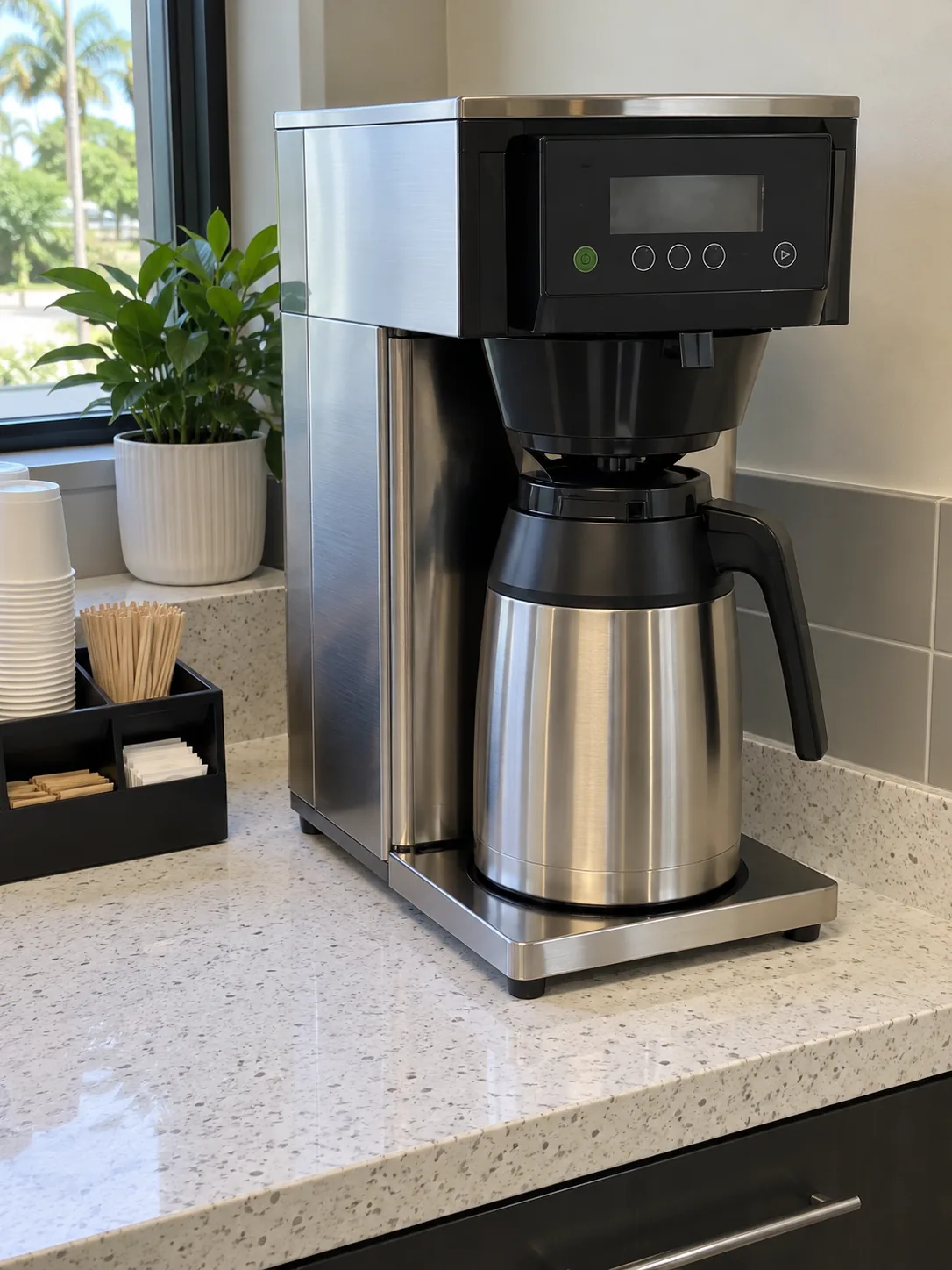 Digital batch coffee brewer after control service in Clearwater