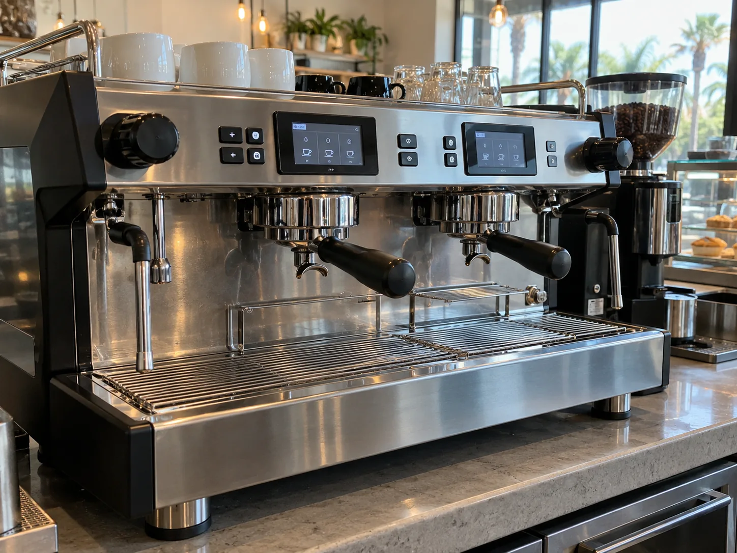 Digital commercial espresso system after control repair in Clearwater