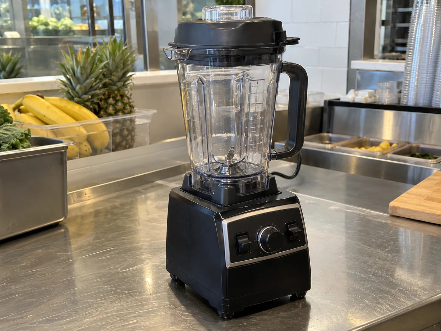 Commercial countertop blender after drive coupling service