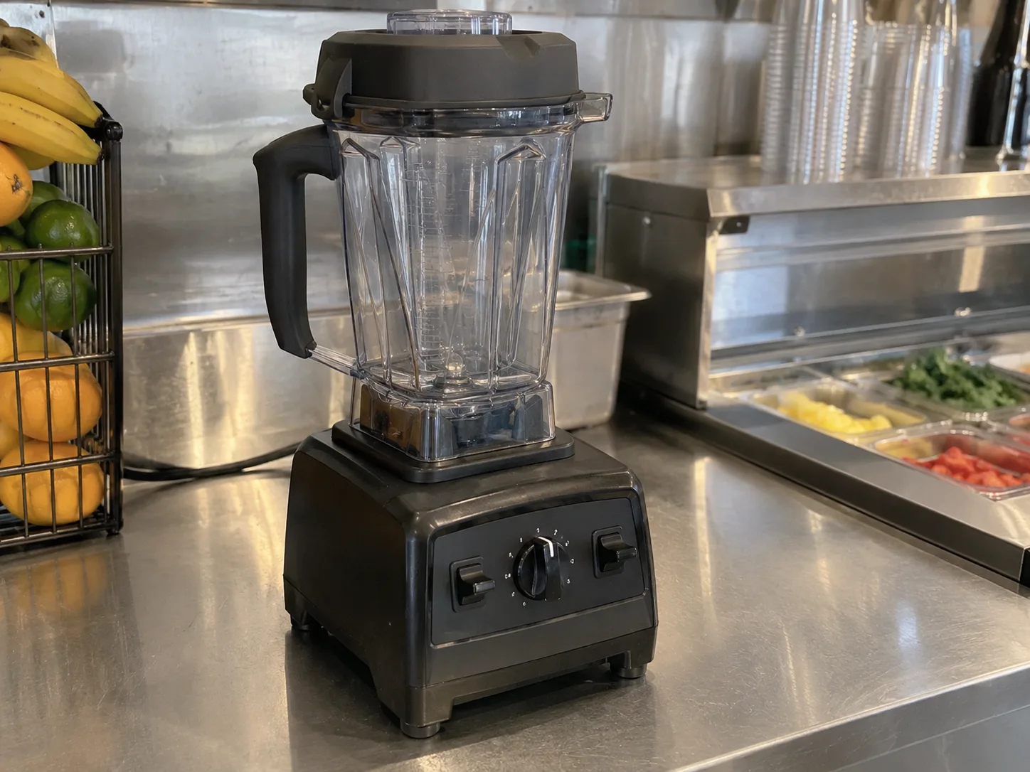 Commercial countertop blender after drive coupling service