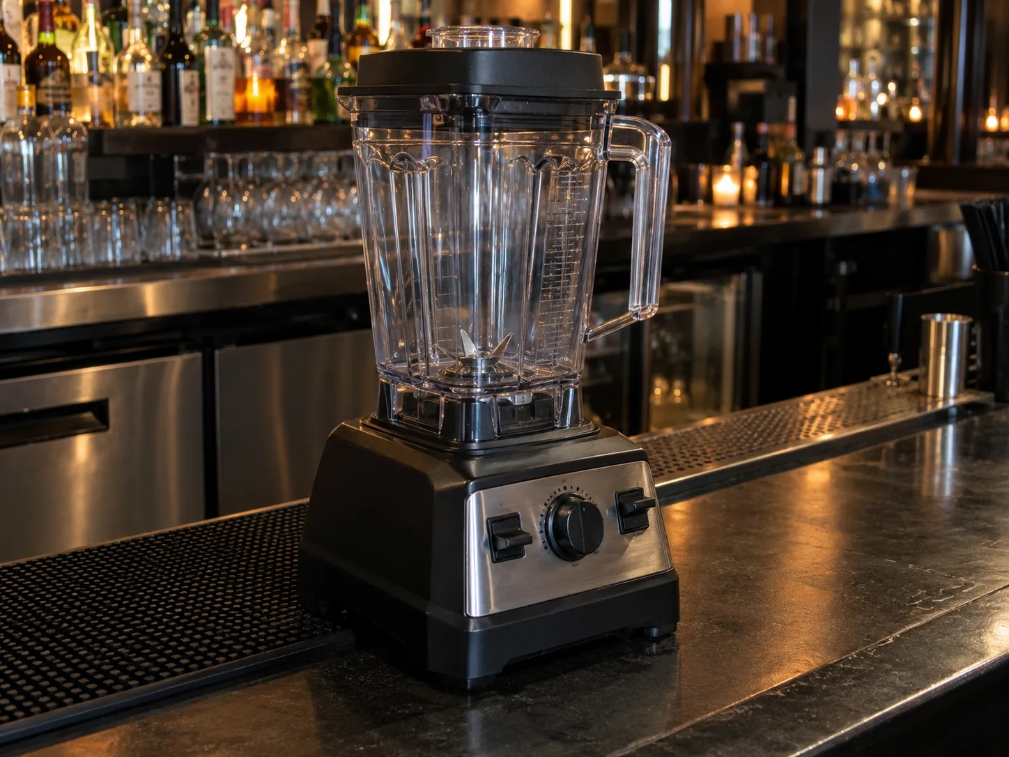 Commercial bar blender after startup service