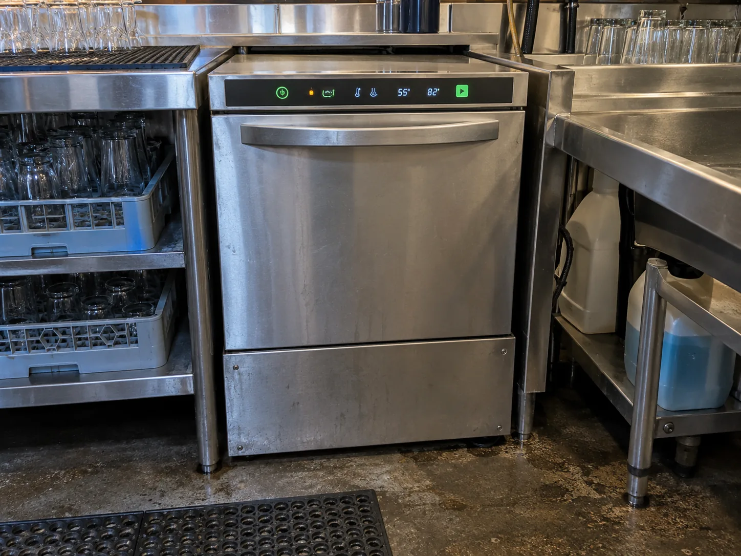 Electronic undercounter glasswasher in Brandon