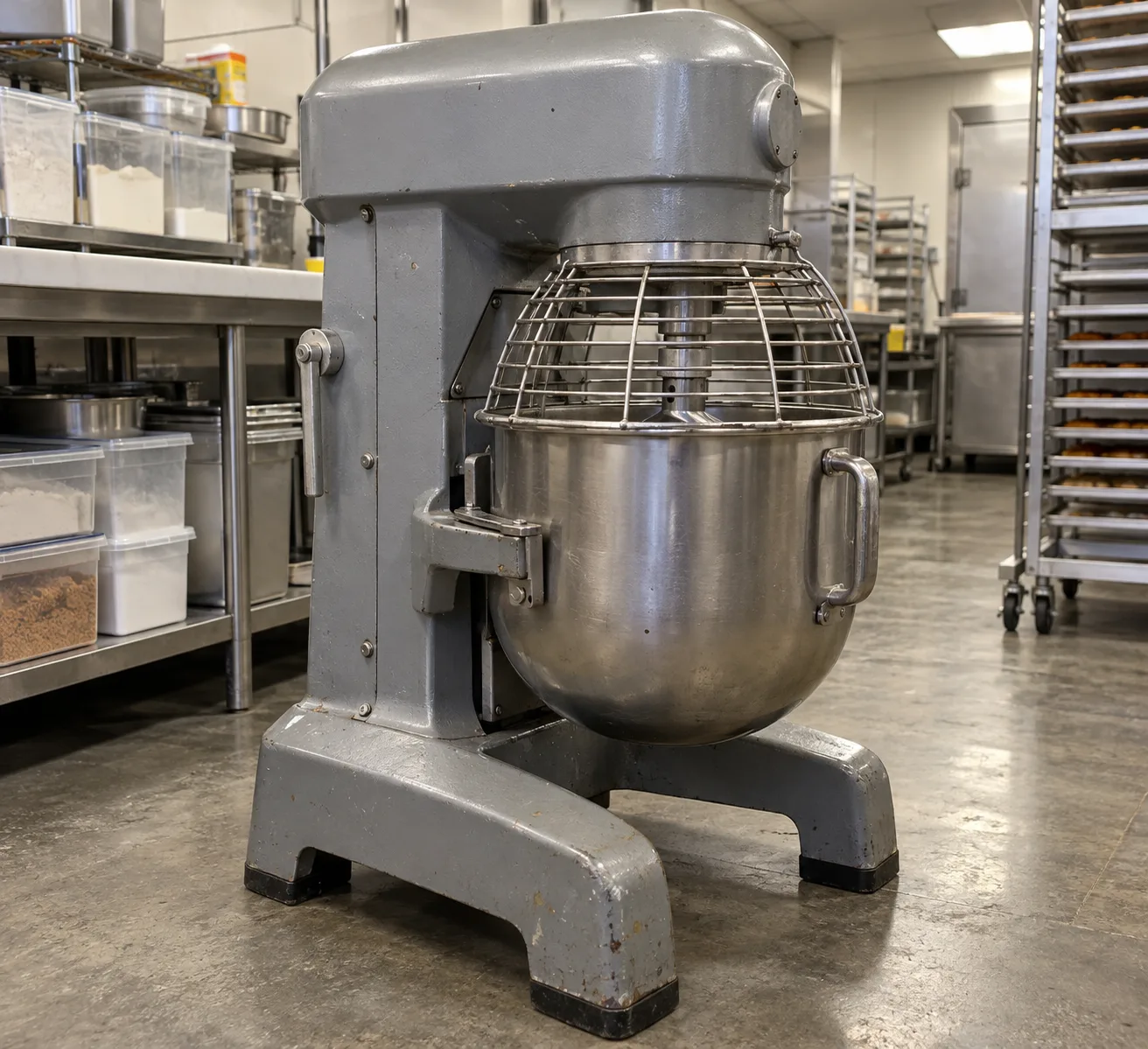 Heavy-duty commercial planetary mixer after gearbox service in South Tampa