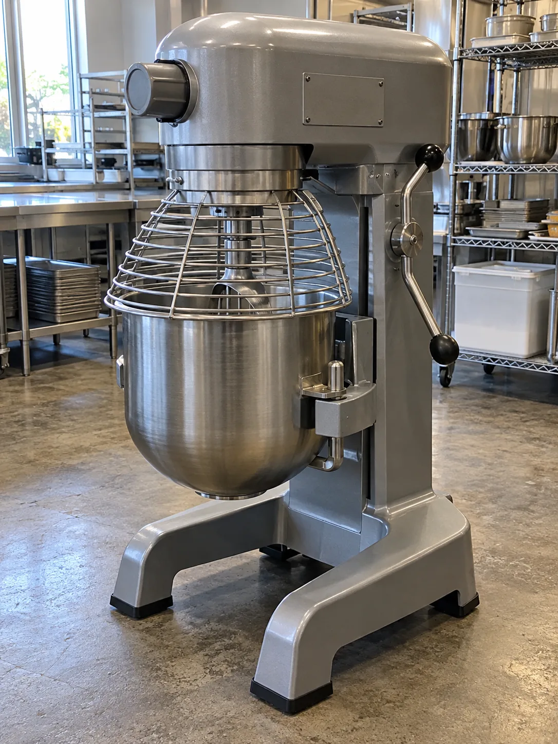 Floor-standing planetary mixer after bowl-lift service in Westshore