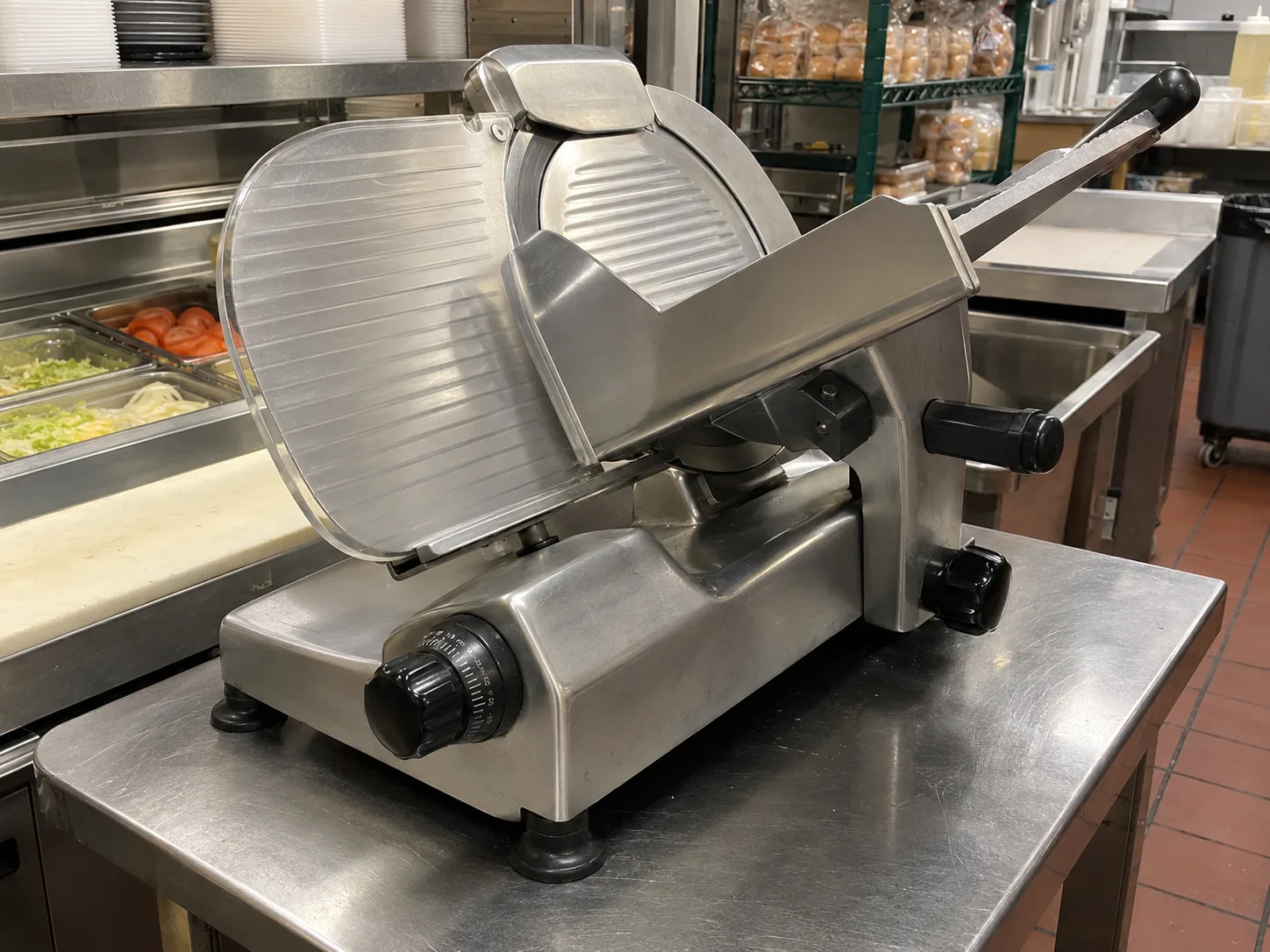 Professional deli slicer after service in Downtown Tampa