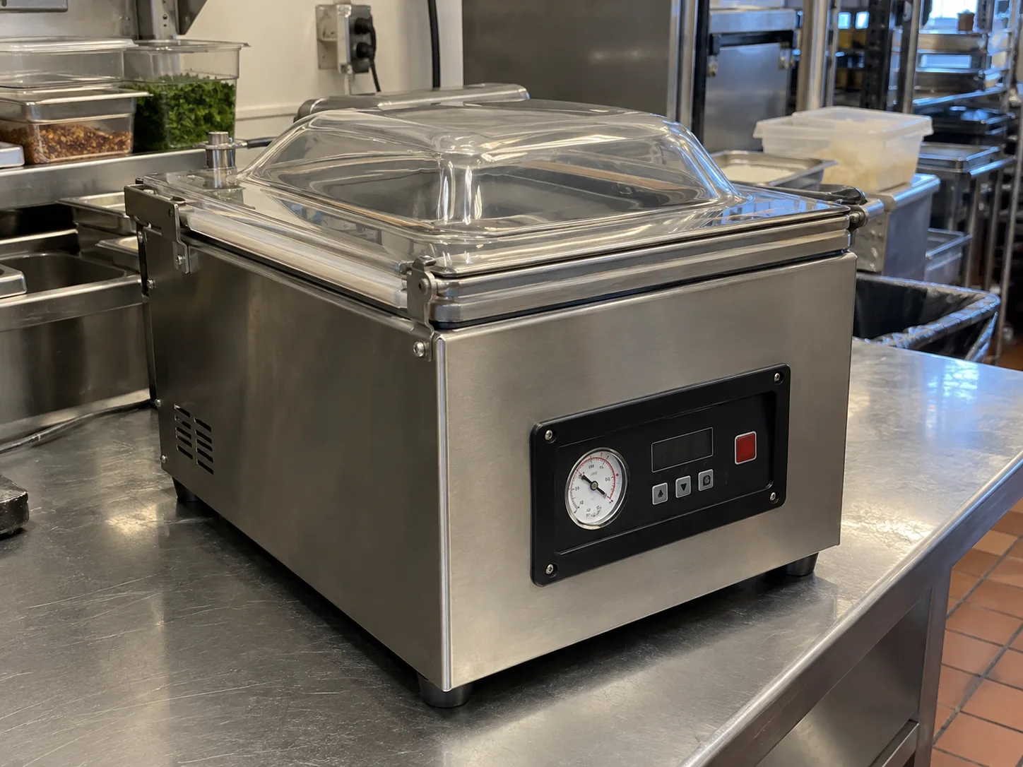 Countertop chamber vacuum sealer after service