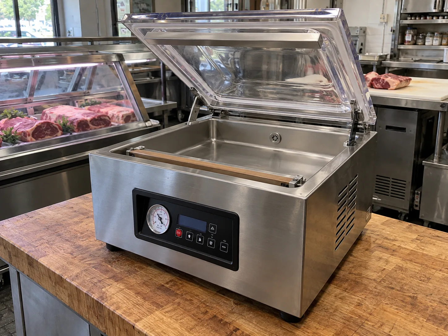 Commercial chamber vacuum packaging machine after service