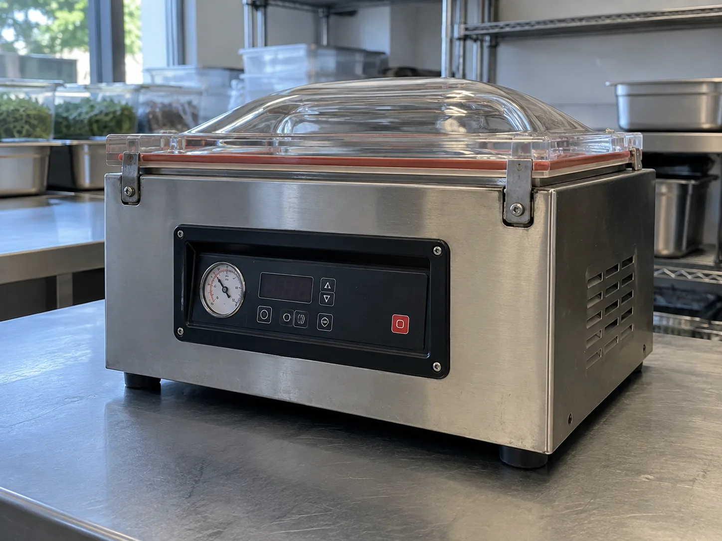 Commercial countertop vacuum sealer after service