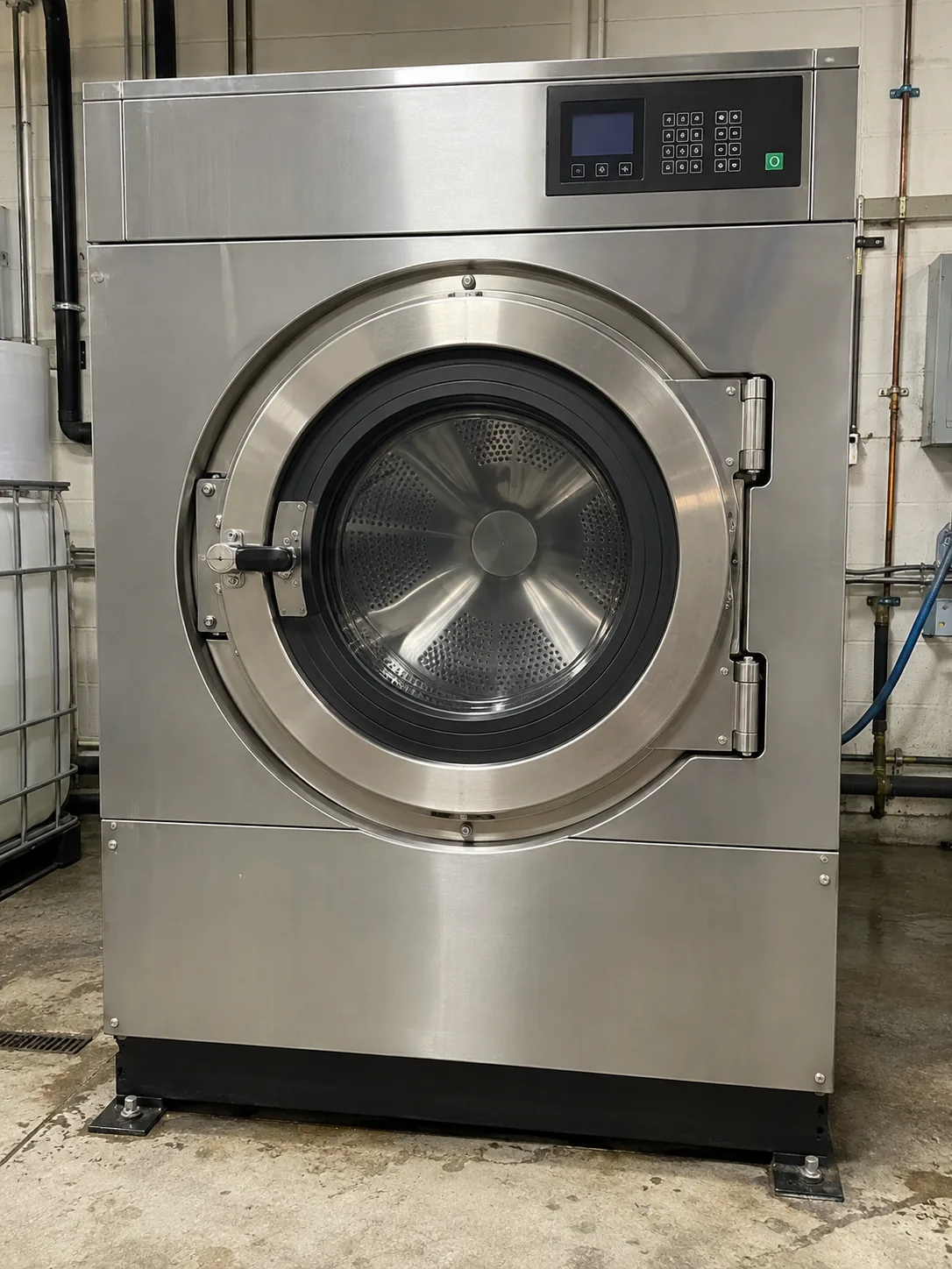 Professional washer-extractor after service