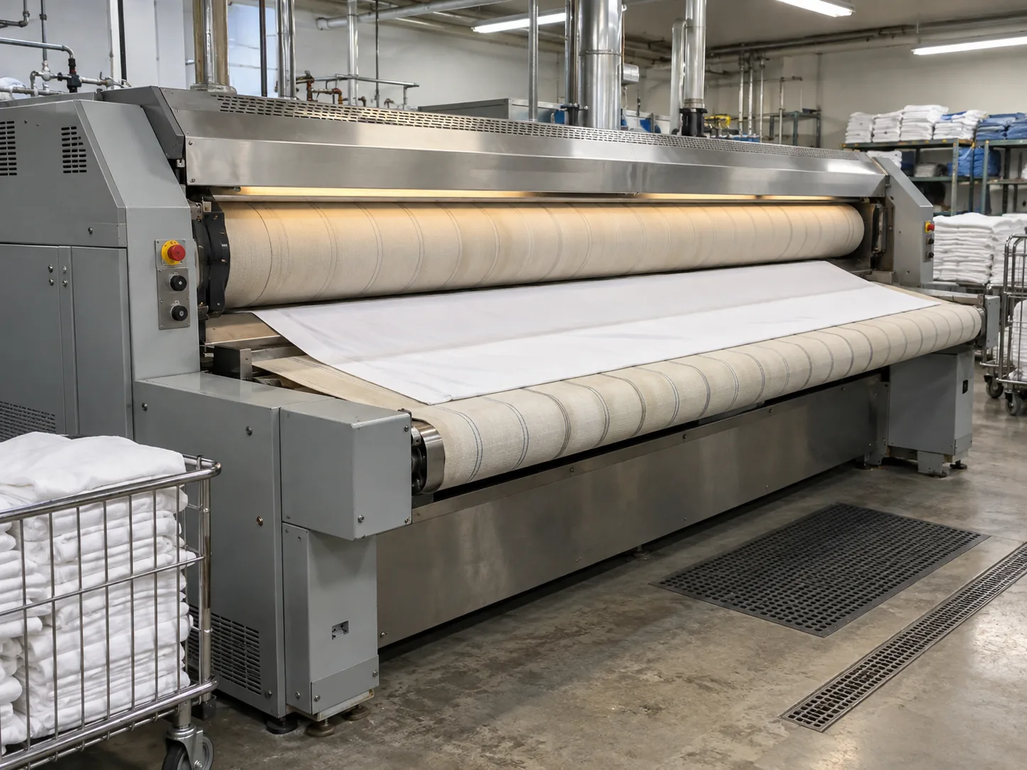 Flatwork Ironer Heating System Repair industrial flatwork ironer