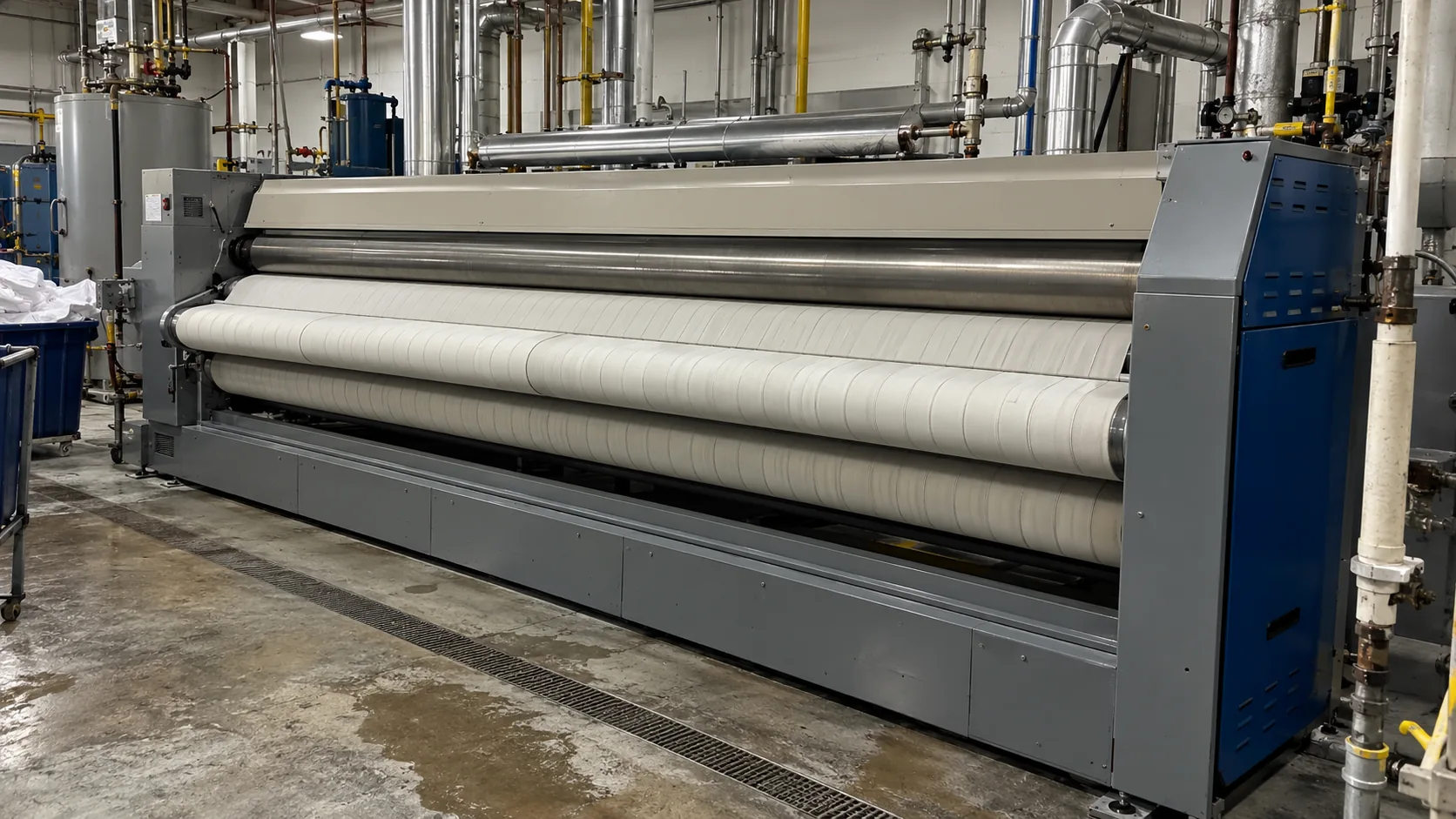 Commercial Ironer Roller Drive Repaired flatwork ironer service in Tampa Bay