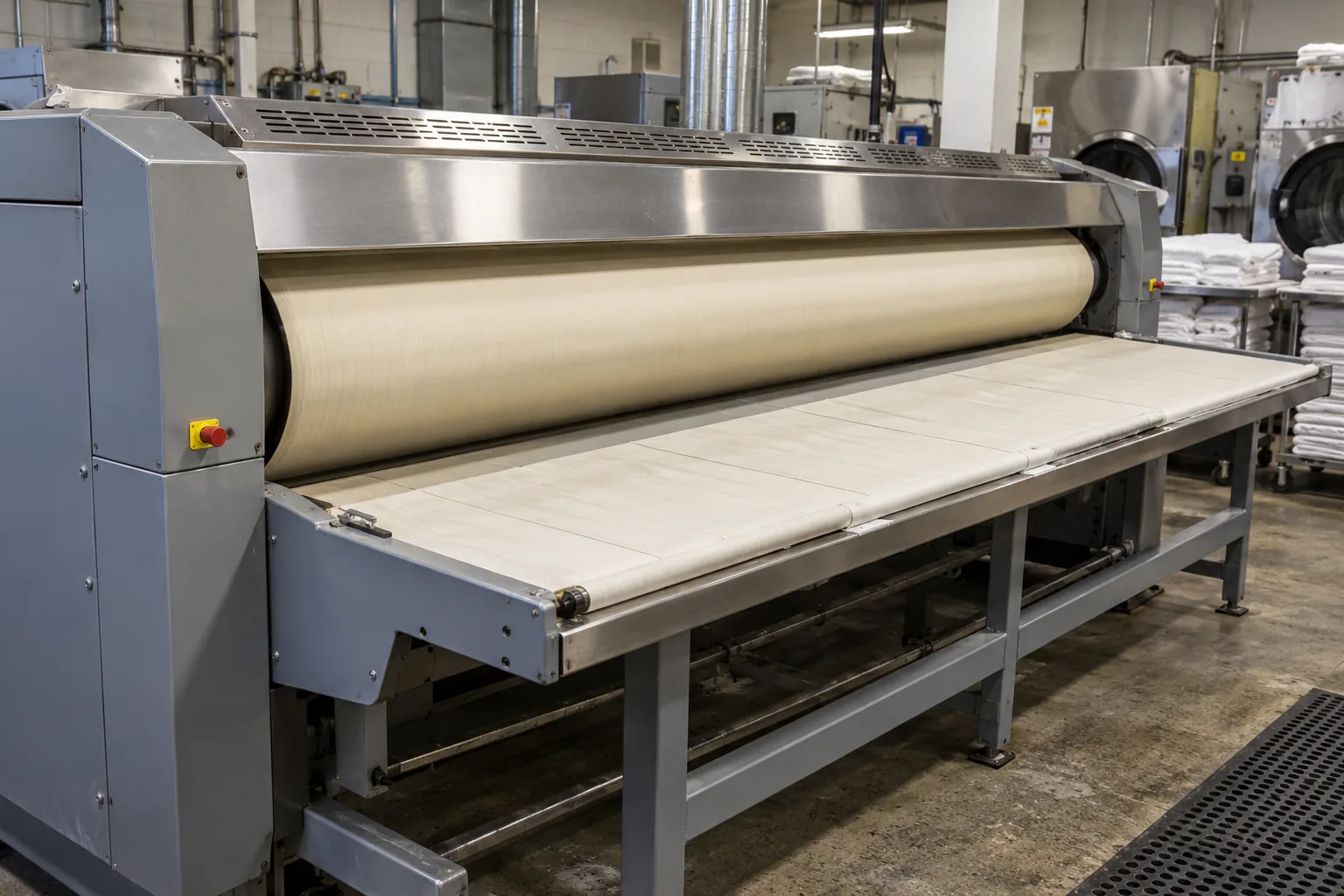 Flatwork Ironer Feeding System Repaired flatwork ironer service in Tampa Bay