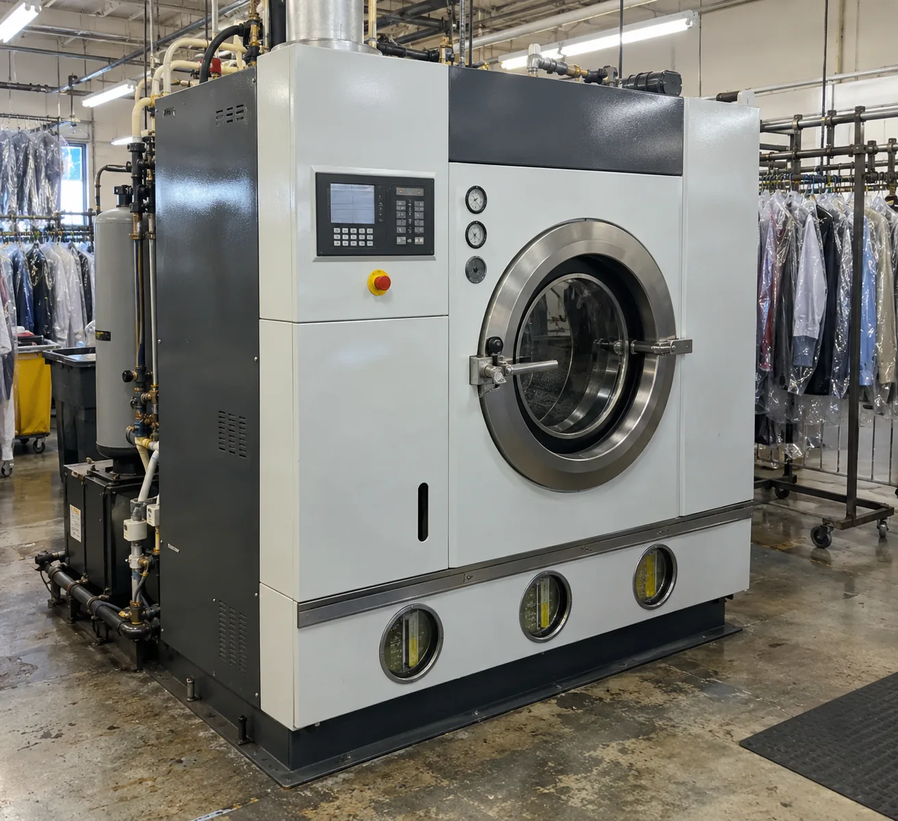 Dry Cleaning Machine Control System Repaired commercial dry cleaning machine in Tampa Bay