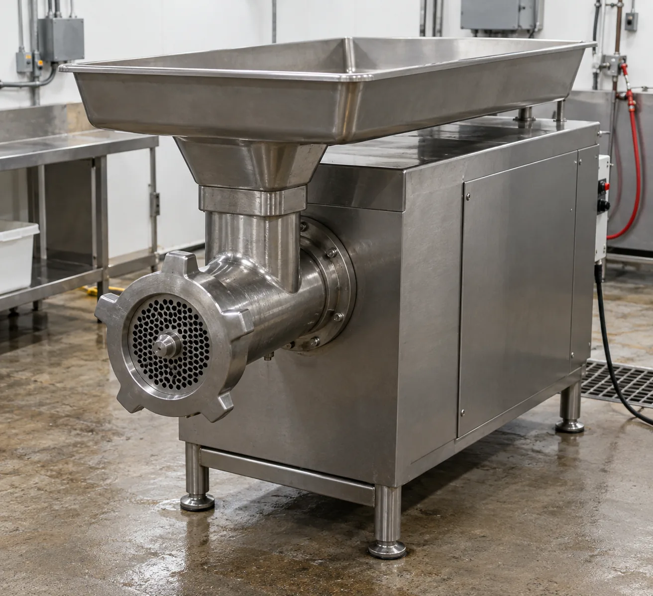 Industrial Meat Grinder Gearbox Repair commercial meat grinder