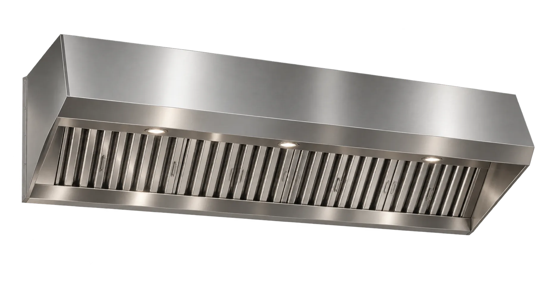 Commercial kitchen exhaust hood canopy