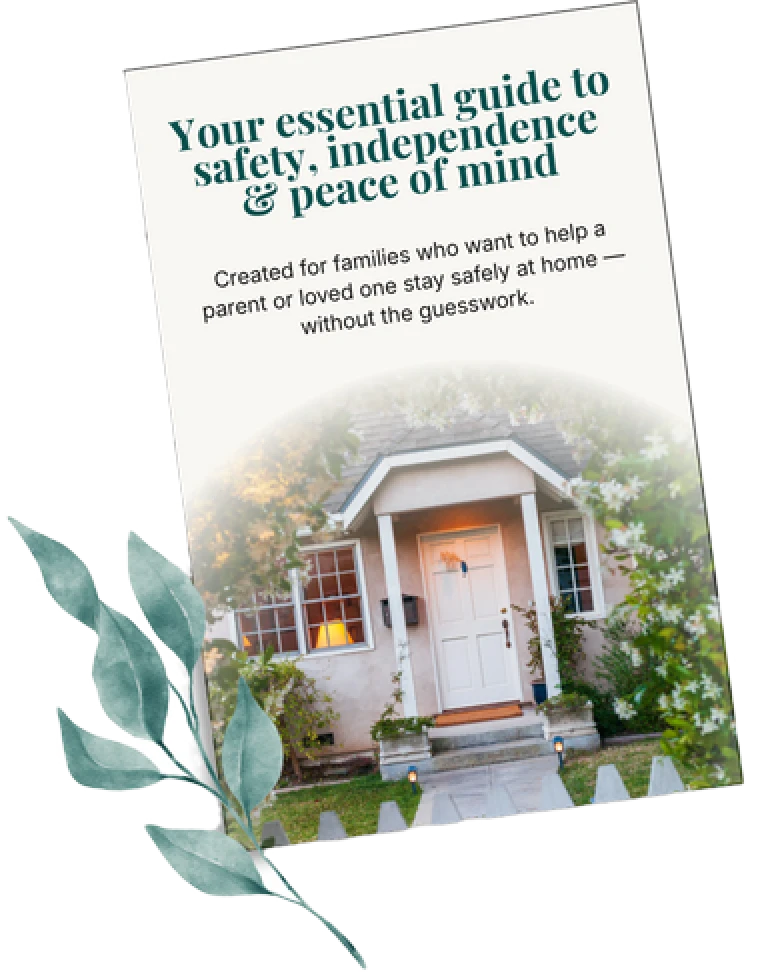 Free home safety guide e-book cover