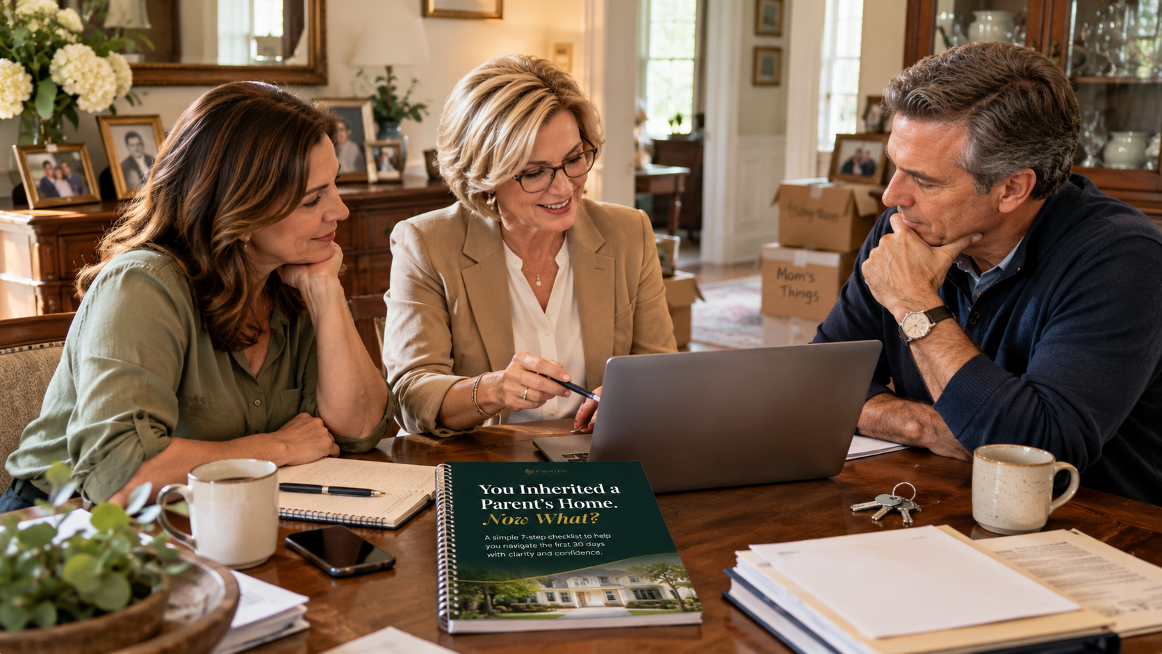 You Inherited a Parent's Home. Now What? — reviewing the 30-day checklist with family