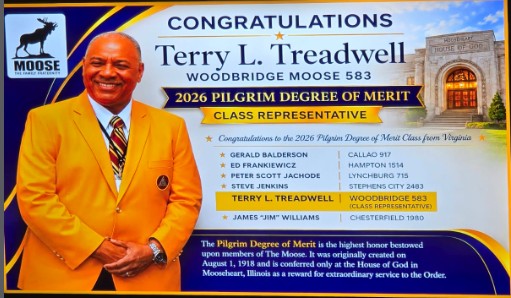 Congratulations Terry L. Treadwell banner from PotholeRepair.com