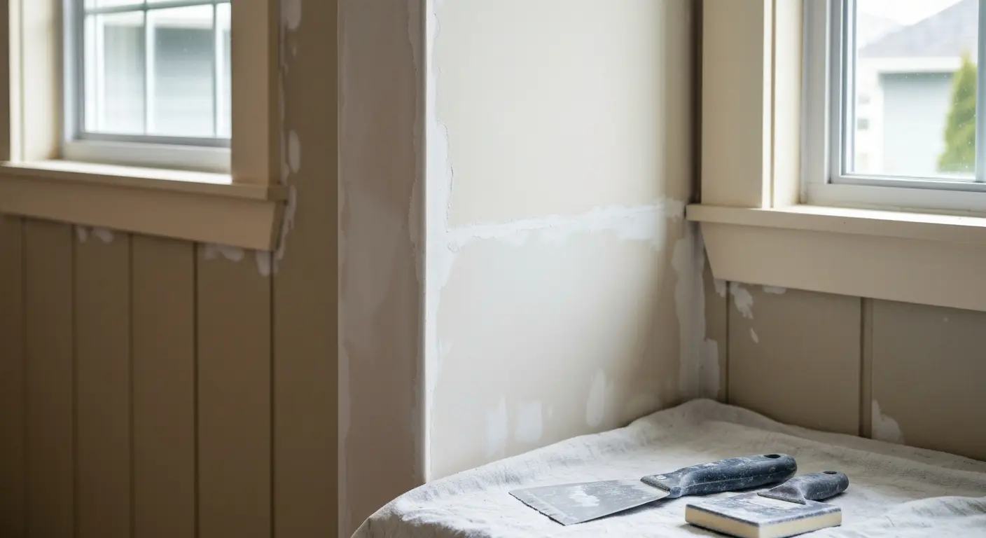 Drywall patch and repair work