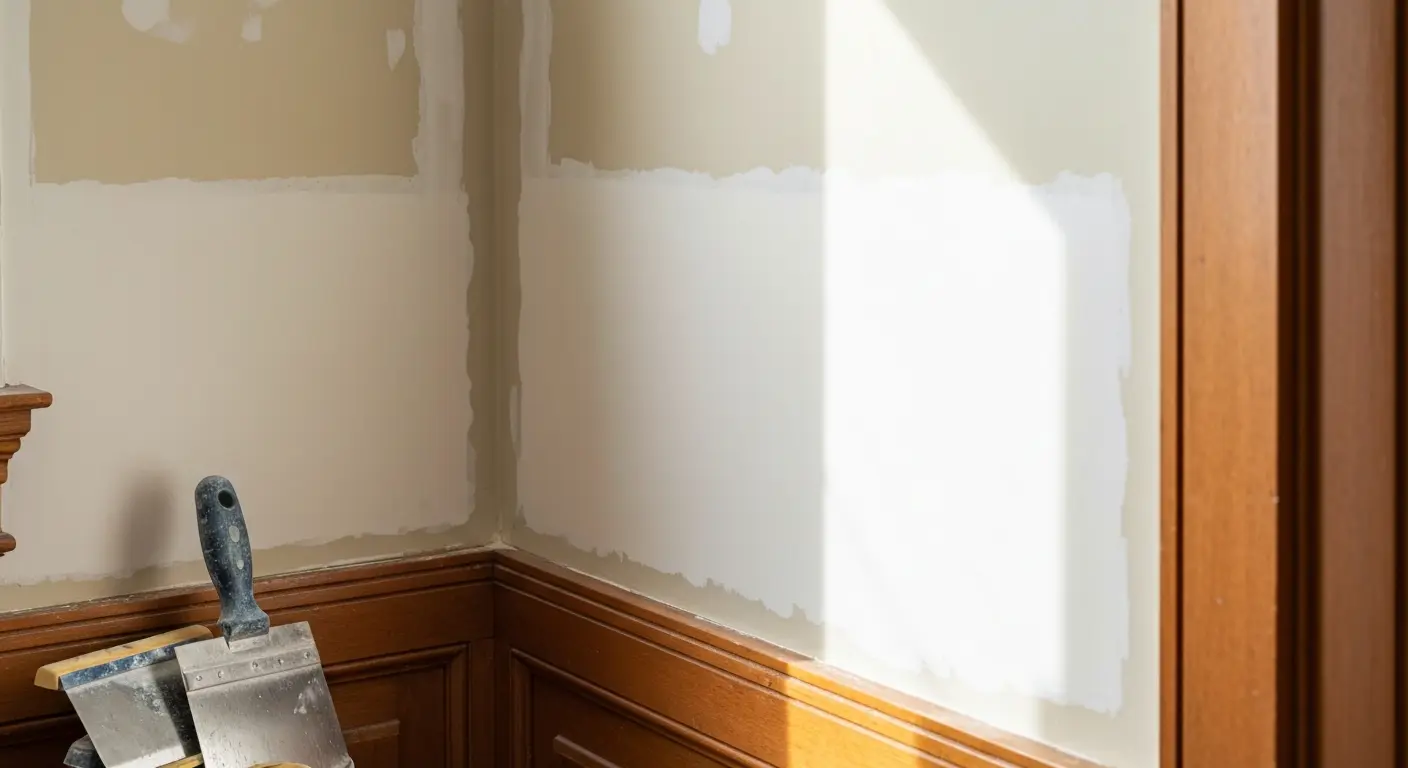 Drywall repair work