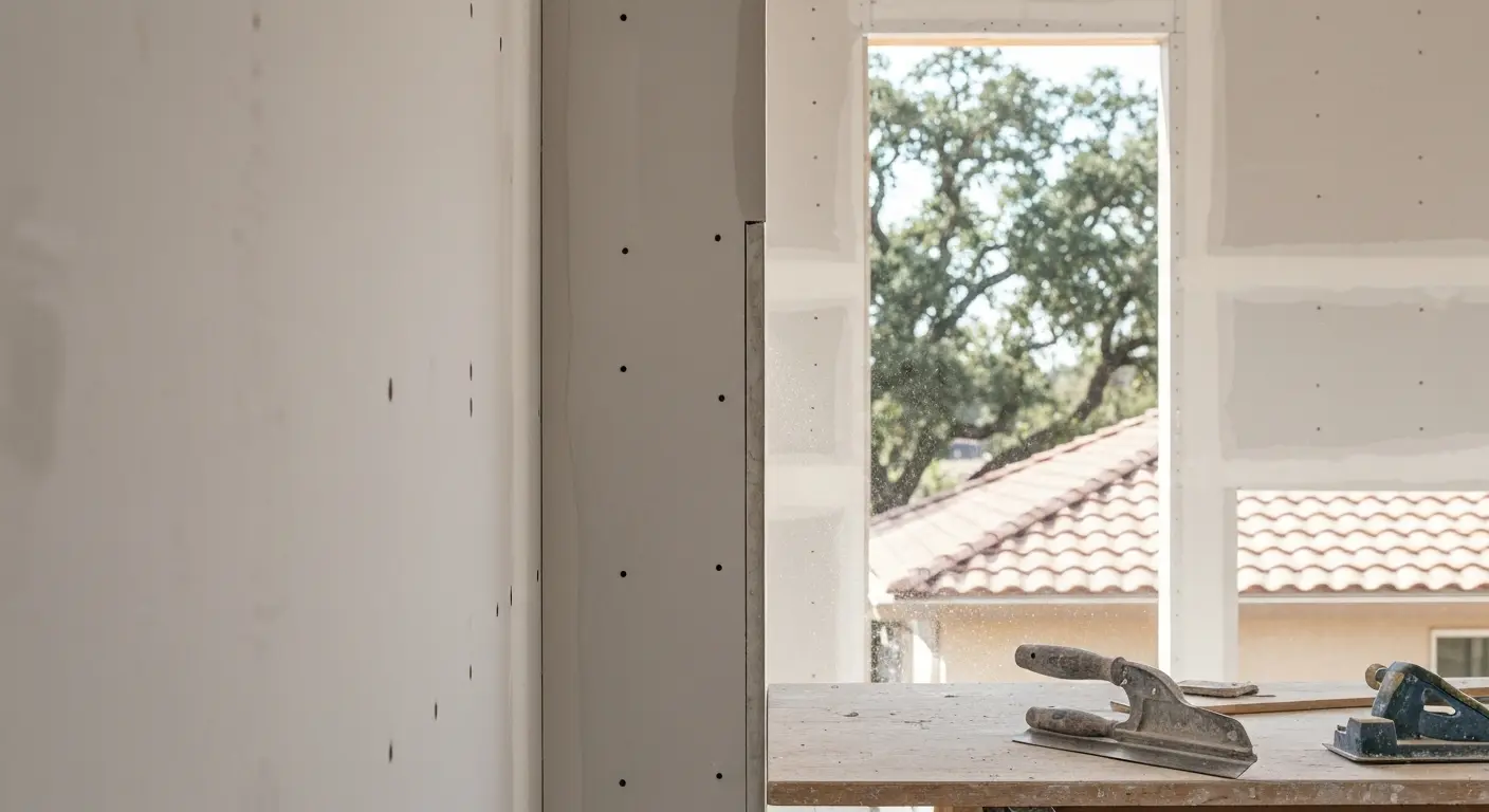 New construction drywall