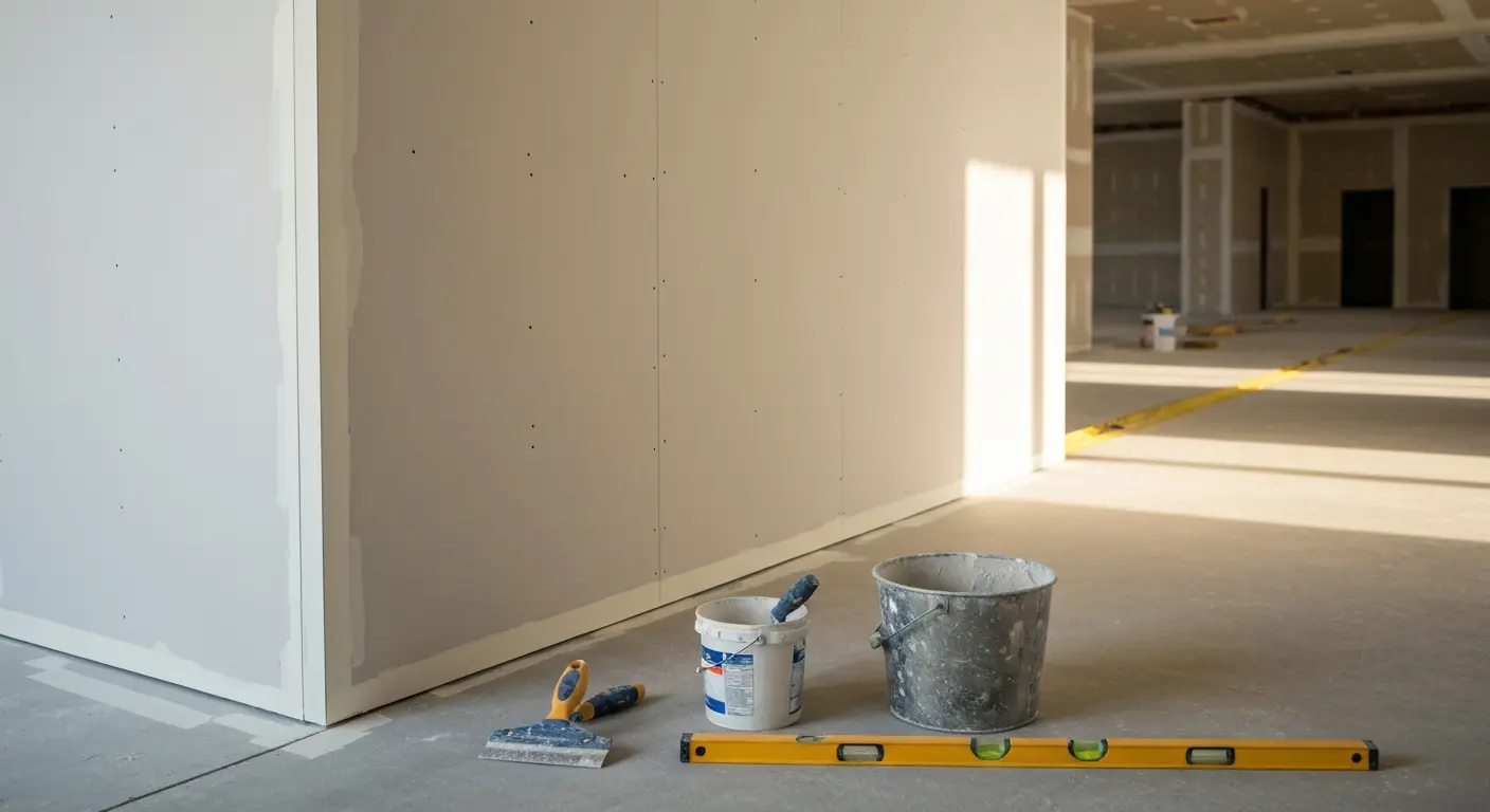 Commercial drywall project
