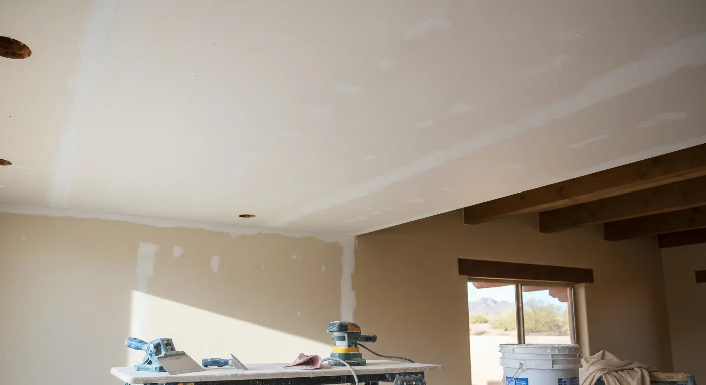 Popcorn ceiling removal