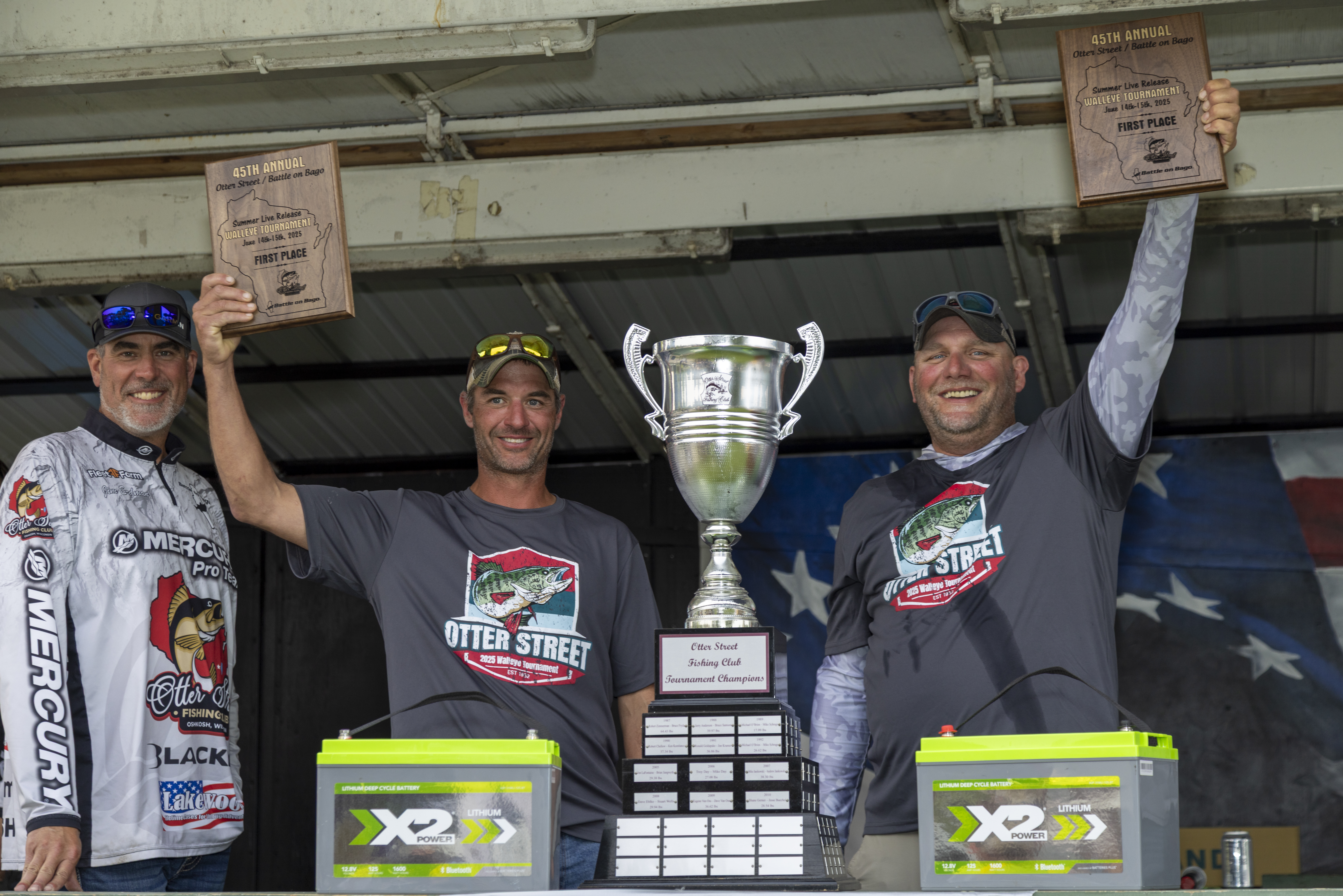 image of 2025 Summer Walleye tournament winners