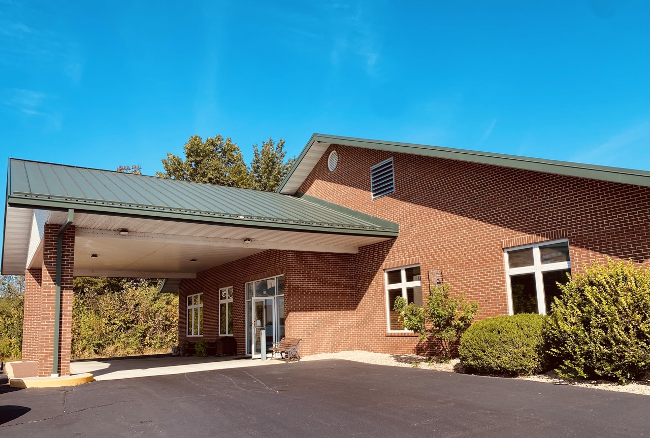 The Center's entrance